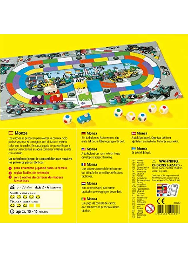 HABA لعبة مونزا للسباقات للسيارات للمبتدئين تشجع على مهارات التفكير للأعمار من 5 سنوات وما فوق (صنع في ألمانيا) - Image 4