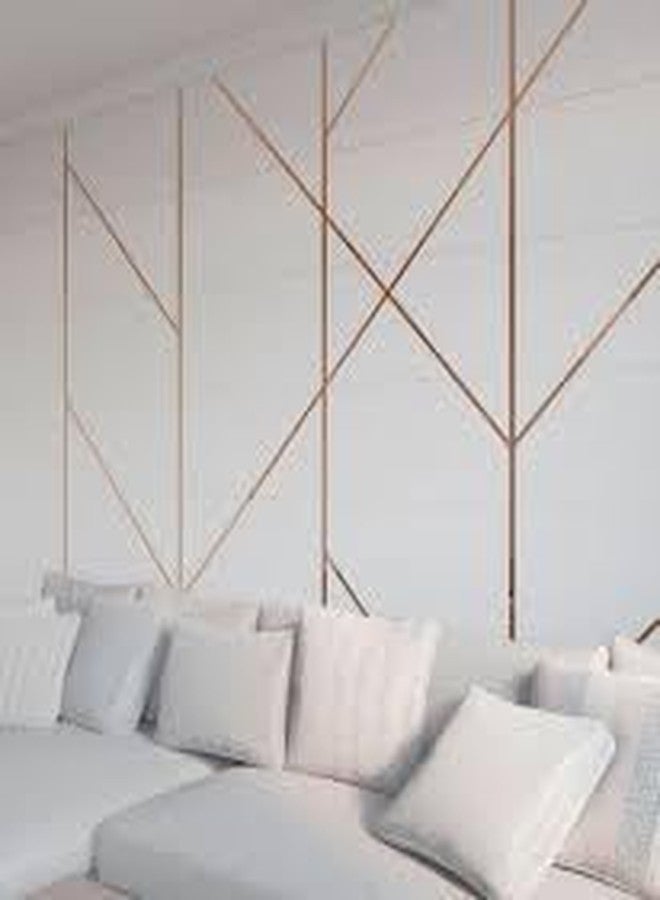 TRUEBOND Rose Golden Tape (Size-10m x 50m) Self adessive | Tile Stickers for Flooring |Tile Decoration Tape,Gap Sealing Tape Strip | Pack of 2 - Image 4