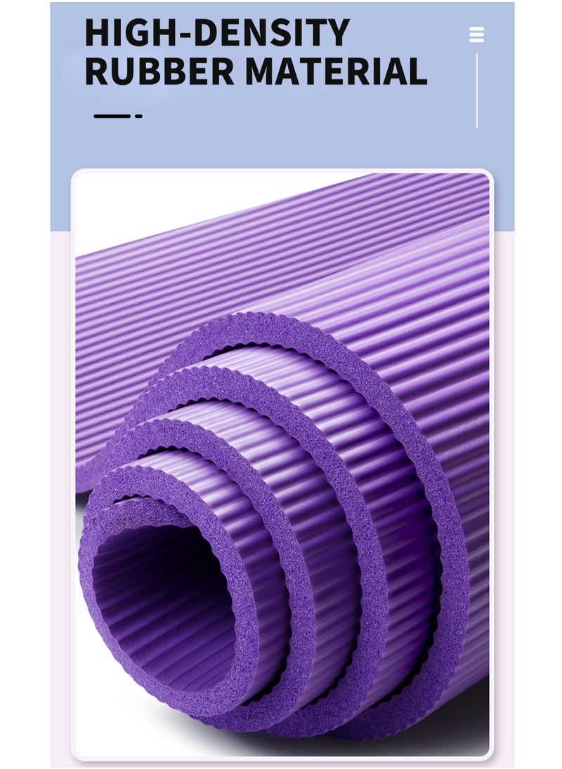 DOOAIR - Extra Thick Yoga Mat Purple 1CM - Image 1