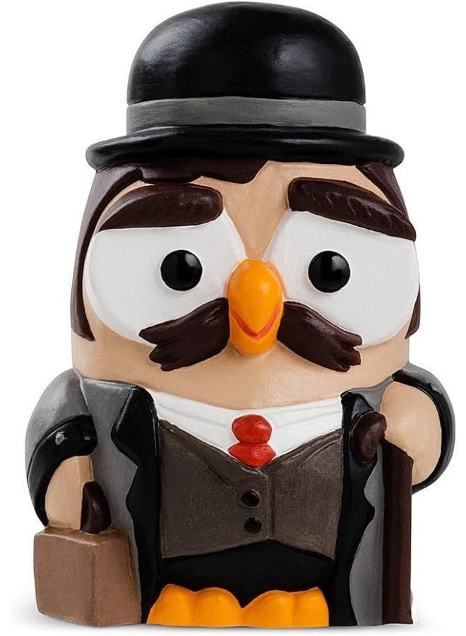 Figurine Goofi Cultural – Hand-Painted Decorative Owl Figurines for Home Decor | Collectible Gift | 8x10 cm | Available in Various Cultural Designs | English