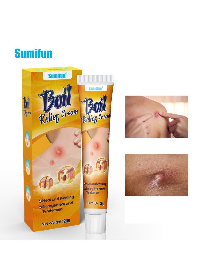 Sumifun Rapid Relief Boil Treatment Cream That Helps Shrink Painful Bumps Calm Inflamed Skin and Support Natural Healing While Providing a Cooling Soothing Sensation for Immediate Comfort - Image 2