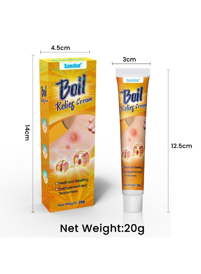 Sumifun Rapid Relief Boil Treatment Cream That Helps Shrink Painful Bumps Calm Inflamed Skin and Support Natural Healing While Providing a Cooling Soothing Sensation for Immediate Comfort - Image 4