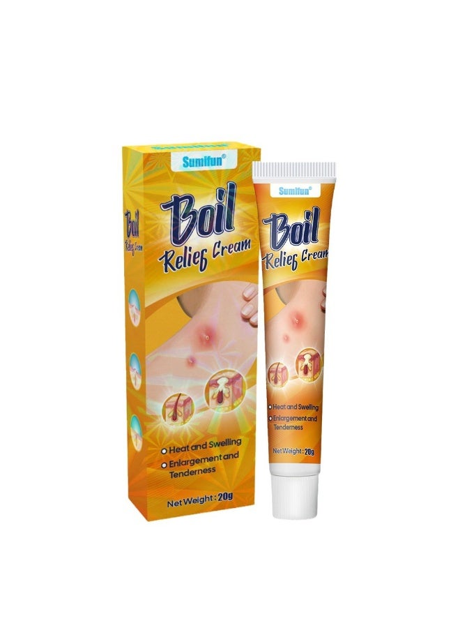 Sumifun Rapid Relief Boil Treatment Cream That Helps Shrink Painful Bumps Calm Inflamed Skin and Support Natural Healing While Providing a Cooling Soothing Sensation for Immediate Comfort - Image 1