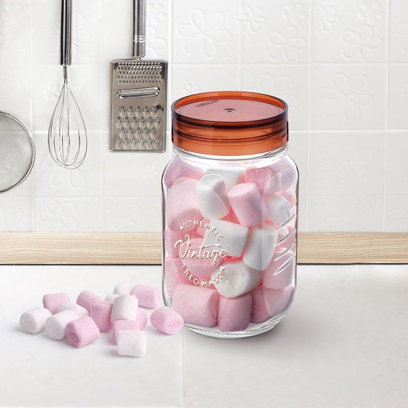 Treo Vintage Glass Jar with Airtight Lid - 750ml - Image 4