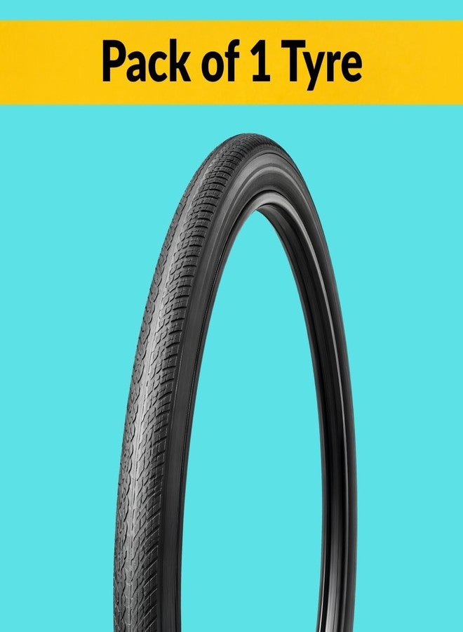 FCCRACING Ralson 700×38C Bicycle Tyre | Tyre for Road, Hybrid & City Cycles (Single) (Size-700 * 38) | Bicycle Tyre - Image 4