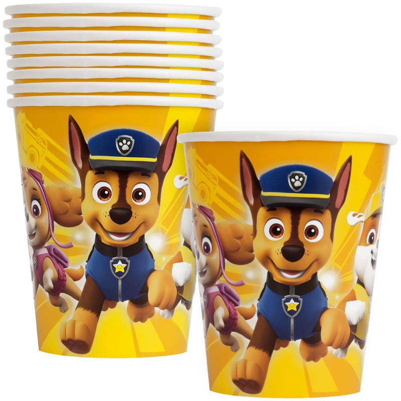 Unique Paw Patrol Mutlcolor Party Cups - 9 oz (Pack of 8) - Fun & Exciting Drinkware for Kids' Parties, Ultimate Collection for Paw Patrol Lovers & Themed Events - Image 1
