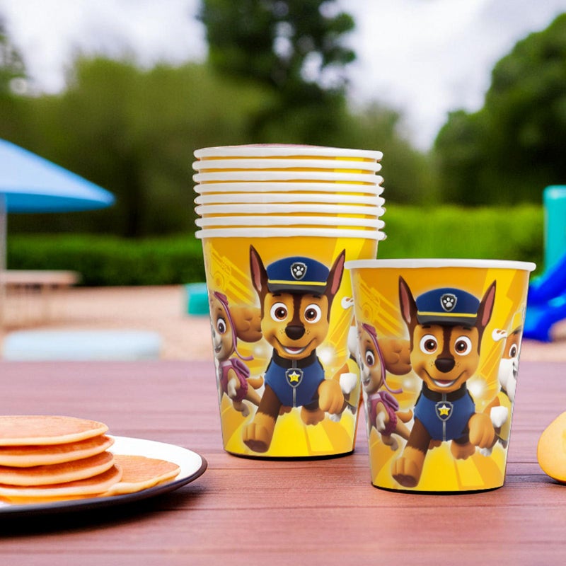 Unique Paw Patrol Mutlcolor Party Cups - 9 oz (Pack of 8) - Fun & Exciting Drinkware for Kids' Parties, Ultimate Collection for Paw Patrol Lovers & Themed Events - Image 2