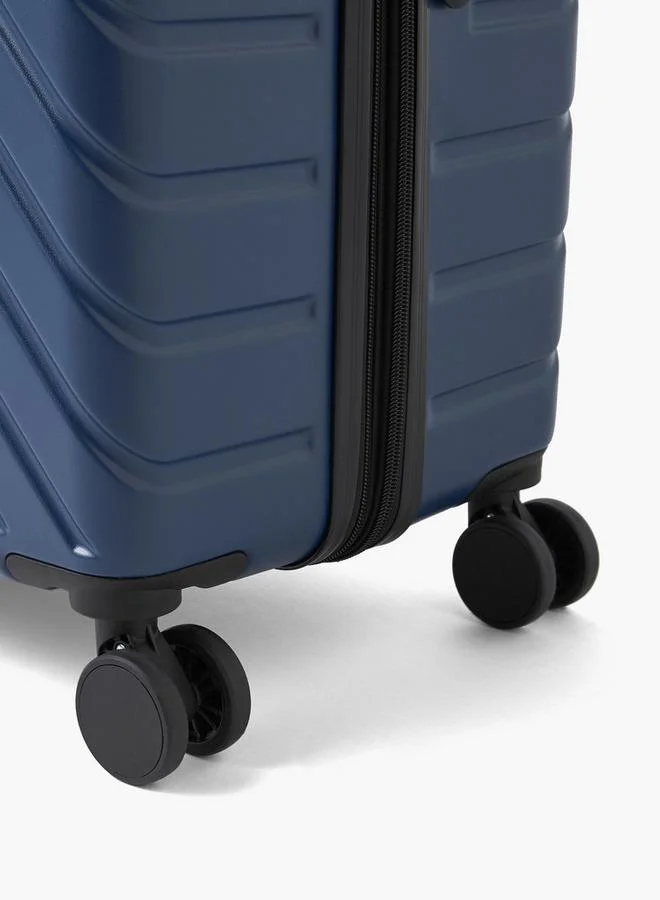 شو اكسبرس Textured Hardcase Luggage Trolley With Retractable Handle