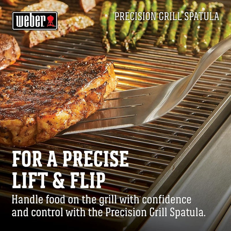 Weber Precision Grill Spatula, Silver/Black - Image 3
