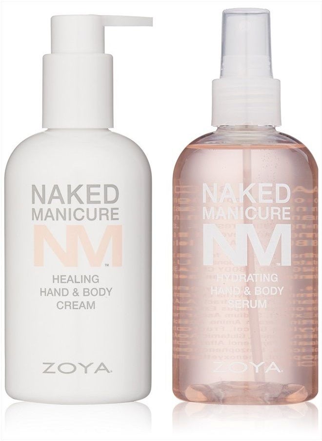 Zoya Naked Manicure Healing and Hydrating Dry Skin Hand and Body System, Cream & Serum  - Image 1