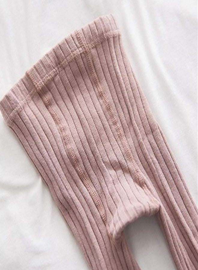 Looching 6 Pack Toddler Baby Cable Knit Ankle Leggings Pants Footless Winter Tight Stockings for Girls - Image 4