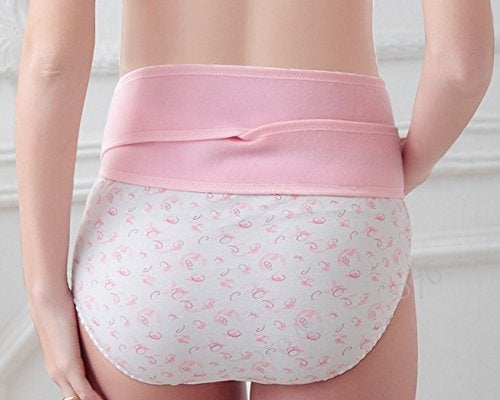 JERN Pregnant Tocolytic fetus waist support belt Pregnancy Abdominal supporter Maternity waistband Prenatal care cummerbund Girdle (Beige) - Image 2
