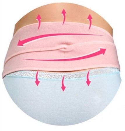 JERN Pregnant Tocolytic fetus waist support belt Pregnancy Abdominal supporter Maternity waistband Prenatal care cummerbund Girdle (Beige) - Image 3