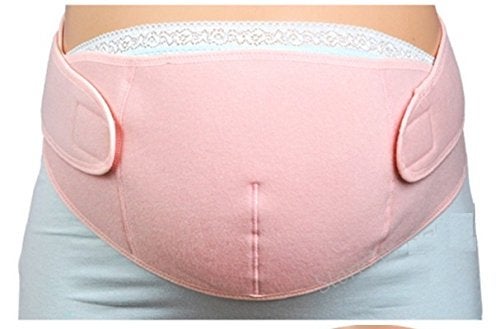 JERN Pregnant Tocolytic fetus waist support belt Pregnancy Abdominal supporter Maternity waistband Prenatal care cummerbund Girdle (Beige) - Image 4