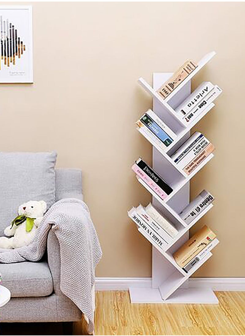 Home Gallery Tree Bookshelf 9-Tier Book Rack natural wood  - Image 1