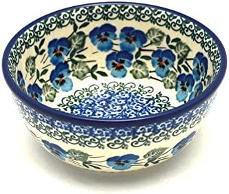 Polish Pottery Gallery Polish Pottery Bowl  Ice CreamDessert  Winter Viola - Image 1