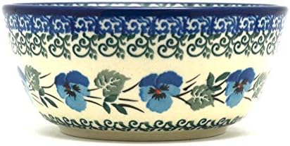 Polish Pottery Gallery Polish Pottery Bowl  Ice CreamDessert  Winter Viola - Image 2