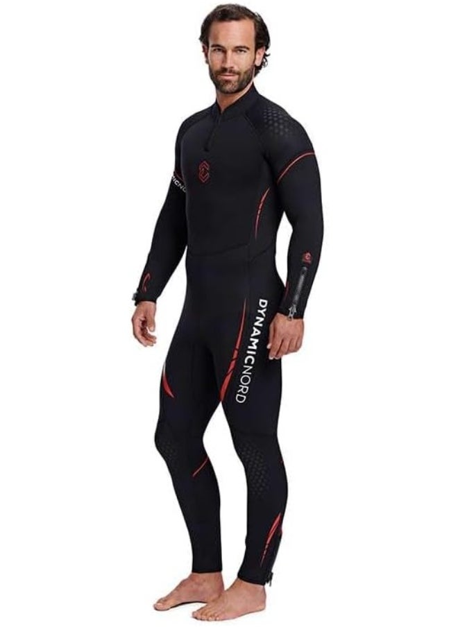 DYNAMICNORD DYNAMIC NORD DIVING FULLSUIT MEN 5MM SL-51 BLACK/RED  - Image 2