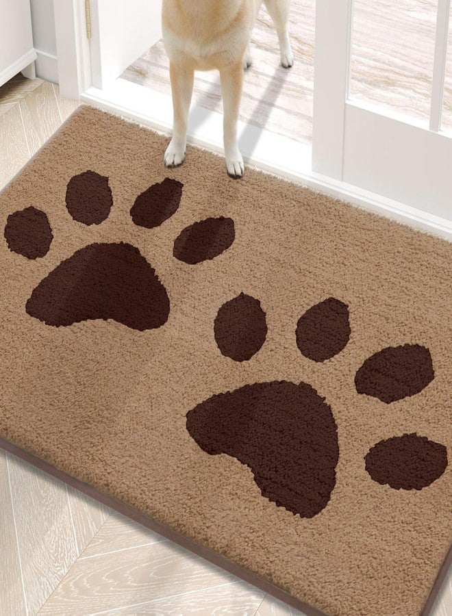 Buganda Dog Doormat for Muddy Paws, Absorbent Mud Trapper Washable Indoor Non-Slip Low Profile Mud Mat for Dogs, Front Entrance Doormat for Indoor Floor - Image 1