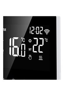 SYOSI Smart Thermostat, ME81H AC 230V Temperature Controller, WiFi Smart Thermostat, LCD Display, Intelligent Thermostat, Floor Heating Thermostat (16A, White Back and White Press)  - Image 2