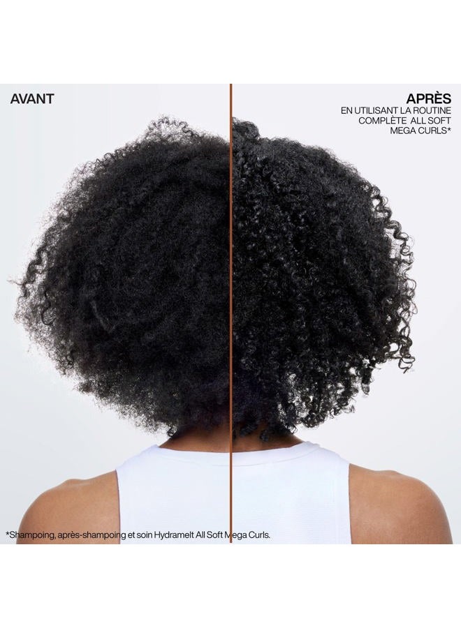 Redken Hair Shampoo for Dry, Curly or Frizzy Hair for Moisture and Softness, with Aloe Vera, All Soft Mega Curls Shampoo, 300 ml - Image 3