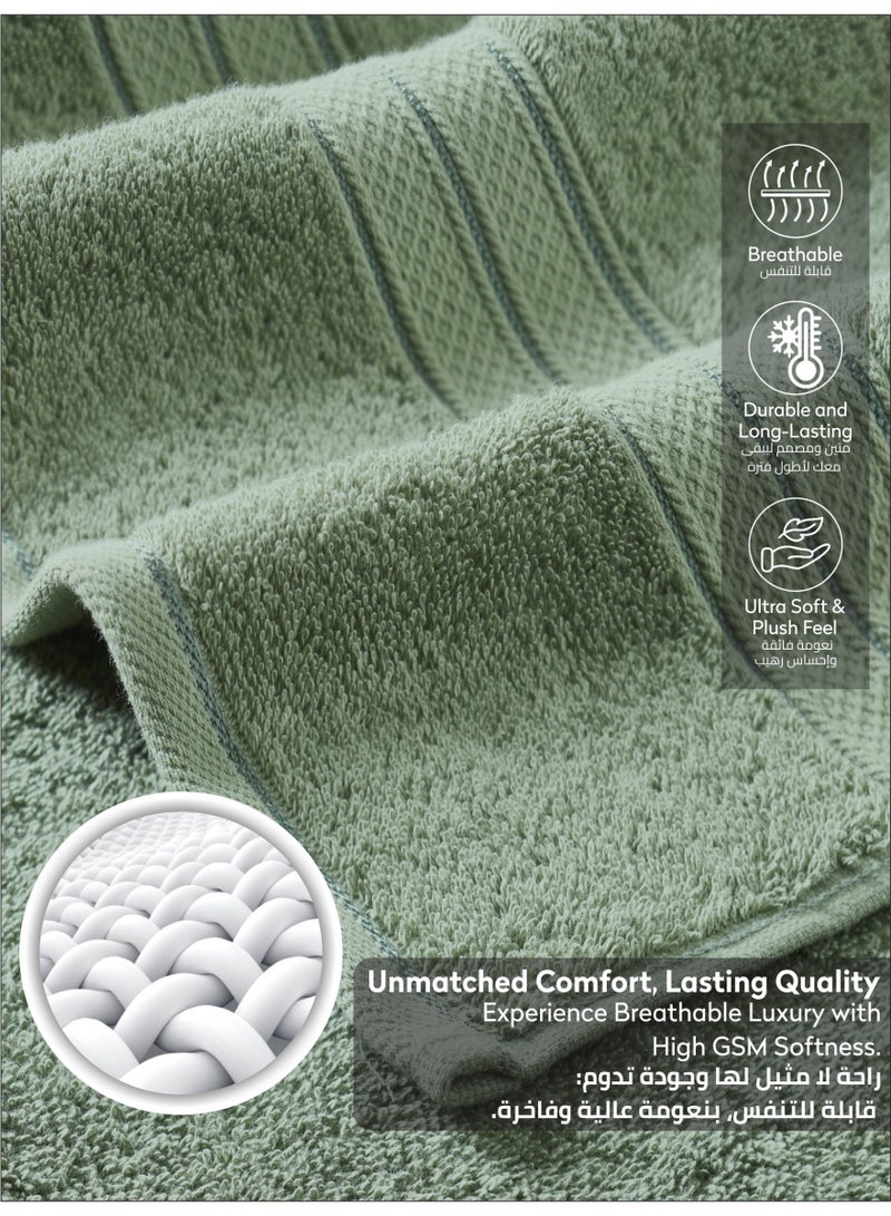 Donetella Premium 100 % Combed Cotton 1-Pcs Bath Sheet (85 X 172 CM) 600 GSM Large Towel, Highly Absorbent, Quick Dry,Best Towel for Bathroom, Spa And Hotel - Image 4