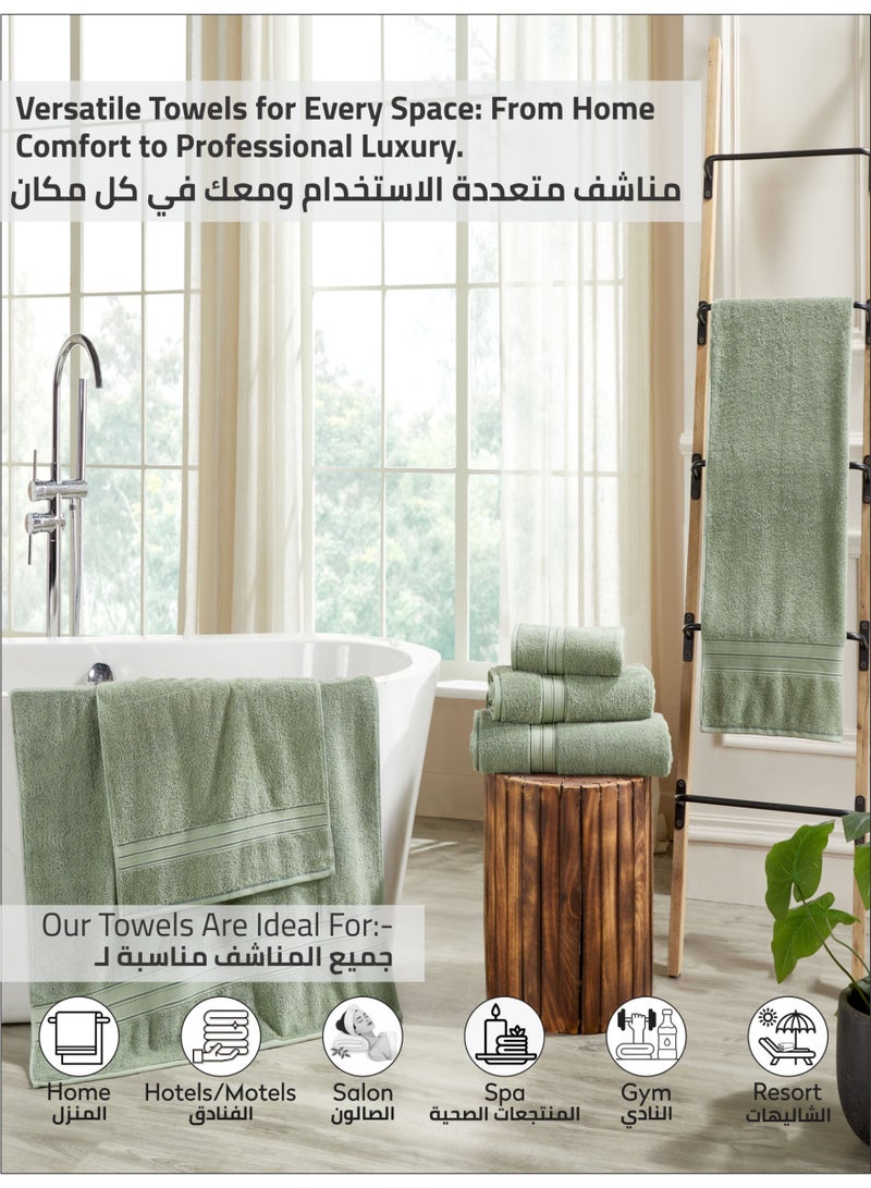 Donetella Premium 100 % Combed Cotton 1-Pcs Bath Sheet (85 X 172 CM) 600 GSM Large Towel, Highly Absorbent, Quick Dry,Best Towel for Bathroom, Spa And Hotel - Image 5