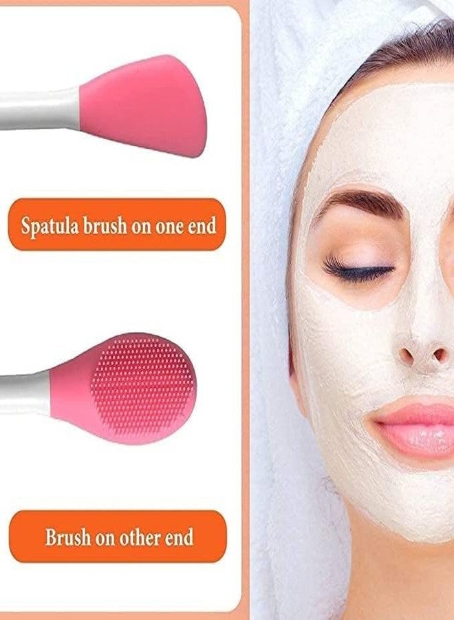RAIYARAJ Silicone Face Mask Brush, Facial Mask Applicator, Makeup Removel Scrubber, Lips Face Cleansing Exfoliating Brush And Body Butter Applicator - Multicolor (pack of 6) - Image 4