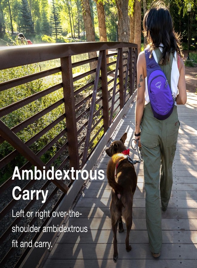 Osprey Daylite Shoulder Sling Bag - Crossbody Backpack for Everyday Carry, Festivals, and Travel, Mystery White/Multi - Image 3