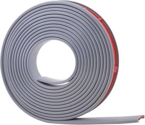 Grey Edge Banding 20Ft Fit 34 inch Edge  U Shape Countertop Edge Trim SelfAdhesive Edge Protector Flexible Corner Bumper Guards for Veneer Furniture Cabinet Table Sheet Metal