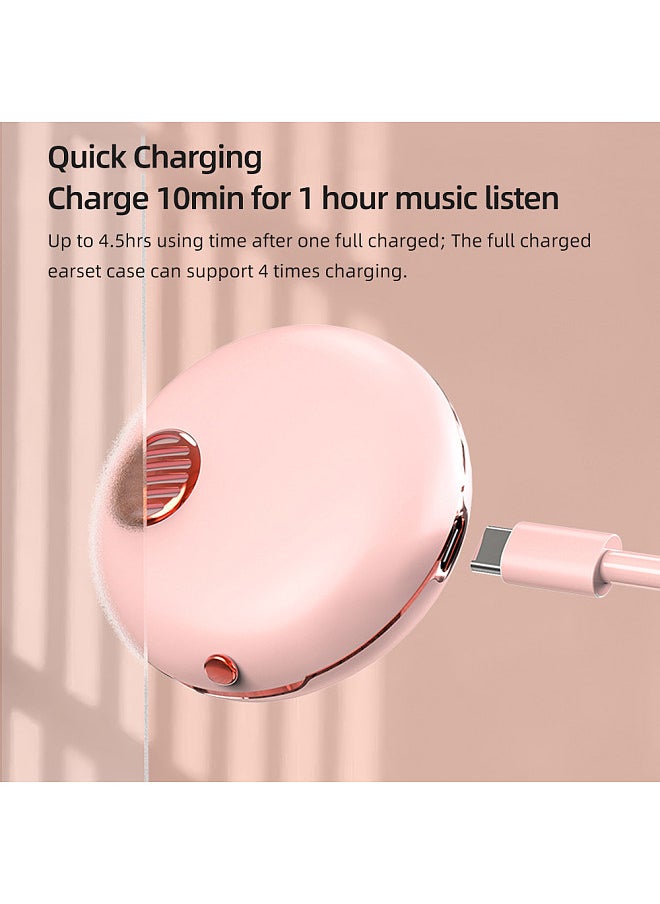 Wireless Earphone BT5.3 Headphone Intelligent Noise Reduction LED Battery Power Display with Mic Charging Case Qick Charge Suitable for Sports Music Game Compatible with iPhone Android