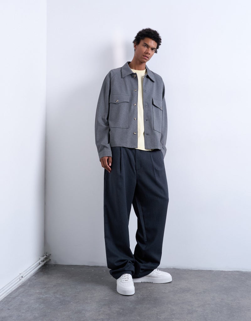 TOPMAN Fit Interlock Button Through Polo Shirt - Image 5