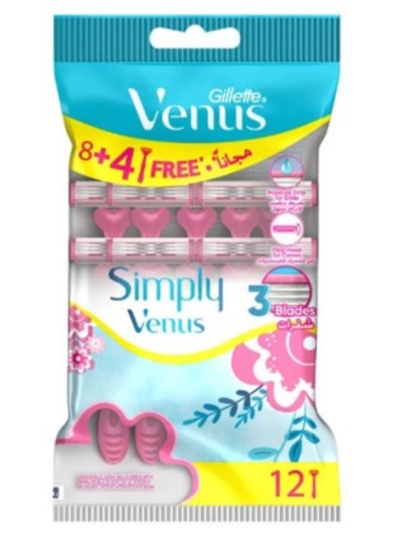 جيليت فينوس سيمبلى 3 شفرات 8+4 مجانا - Image 1