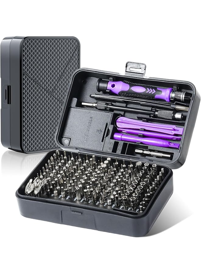 promass 170 in 1 Precision Screwdriver Set, Professional Repair Tool Kit with Portable Case, Small Screwdriver Kit for PC, Computer, Cellphone, Tablet, iPhone, iPad, Mac, Electronic etc - Image 1