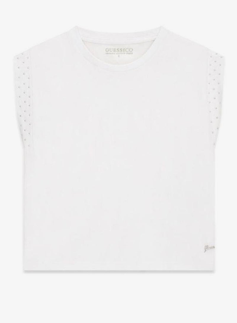 GUESS Youth Essential Crew Neck T-Shirt - Image 1