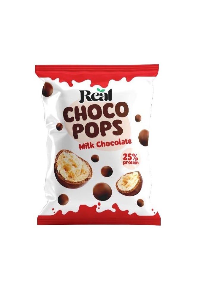 Real - Choco Pops Milk Chocolate - 35 grams - Image 1
