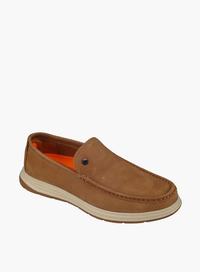 لو كونفورت Men Slip-On Leather Loafers