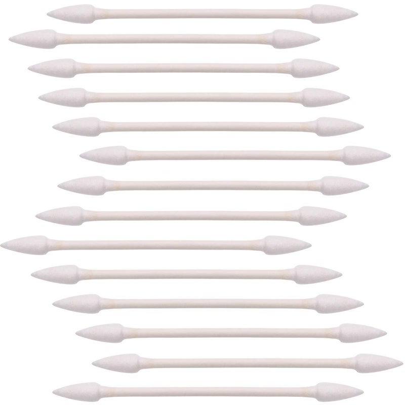 TecUnite 600 Pieces Cotton Swabs Double Precision Cotton Tips with Paper Stick