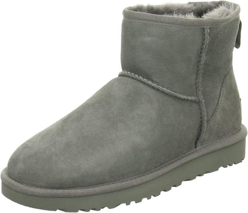 UGG Women's Classic Mini II Classic Boot in Grey - Size 41 EU - Image 1