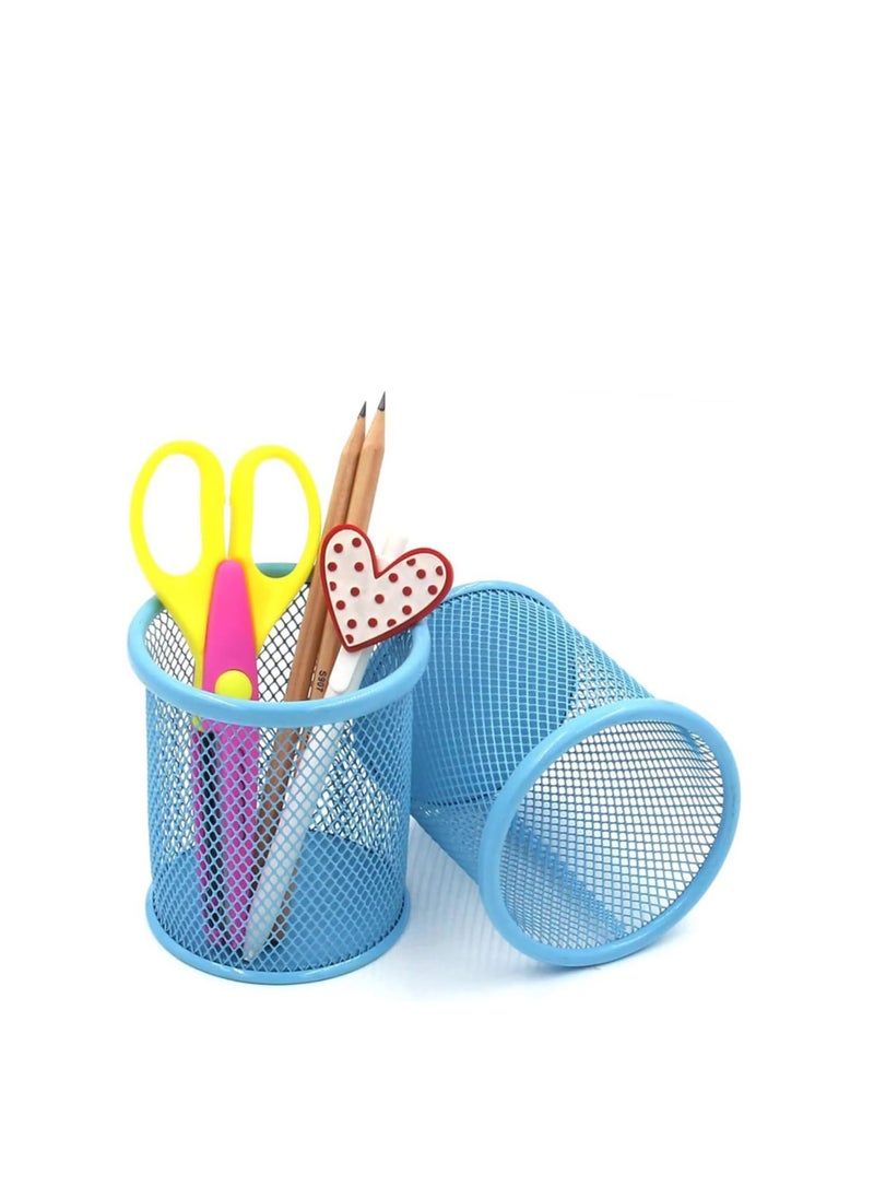 Generic Desktop Circular Grid Iron Cylinder Multicolour  - Image 2