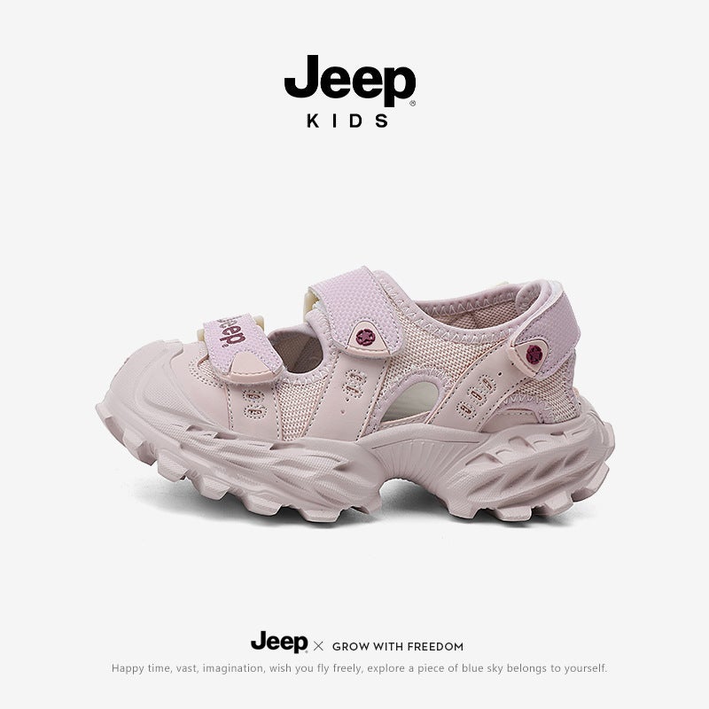Jeep Girls' Sandals Children'S Shoes Closed-Toe Sports Water Shoes Boys' Dad Shoes Beach Shoes - Image 2