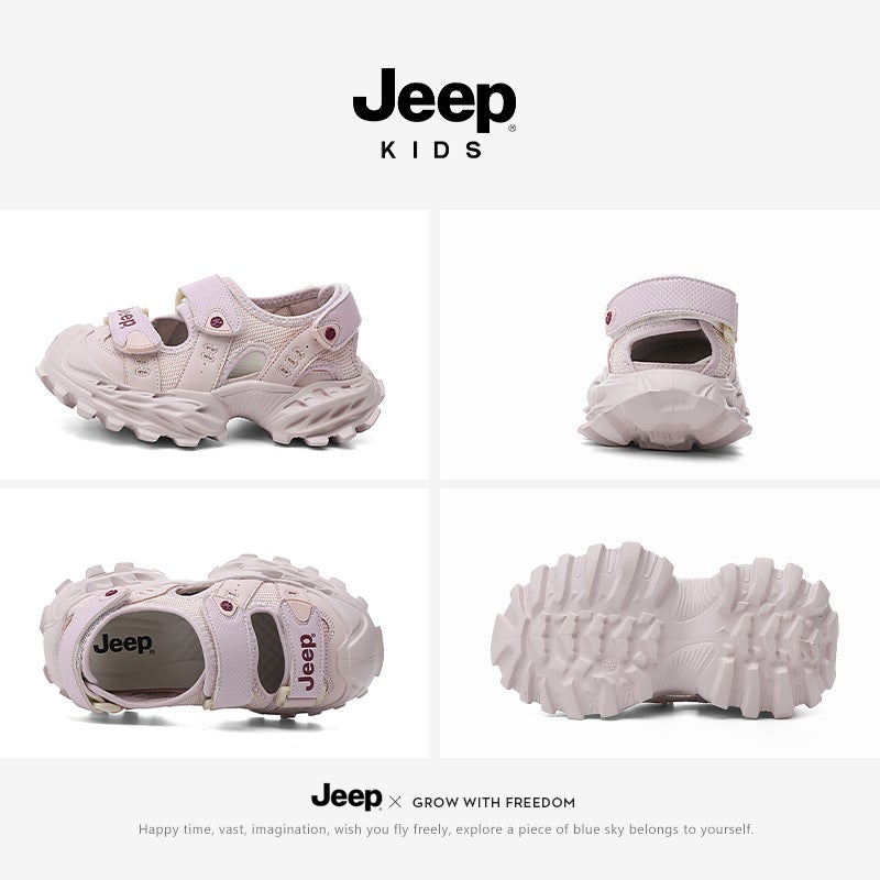 Jeep Girls' Sandals Children'S Shoes Closed-Toe Sports Water Shoes Boys' Dad Shoes Beach Shoes - Image 4