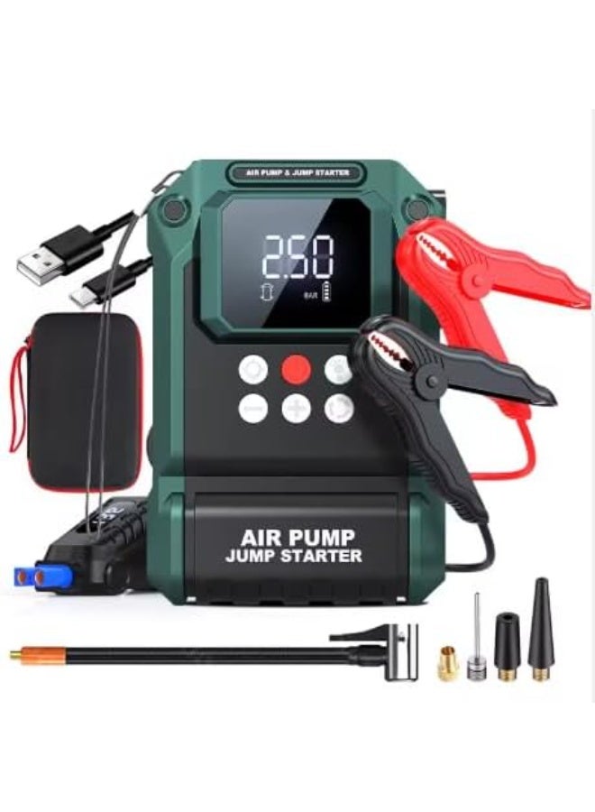 Emergency Truck Jump Starter & Power Supply – High-Capacity Battery with Fast Air Pump and Integrated Charging Tool - Image 2