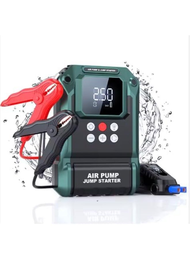 Emergency Truck Jump Starter & Power Supply – High-Capacity Battery with Fast Air Pump and Integrated Charging Tool - Image 3