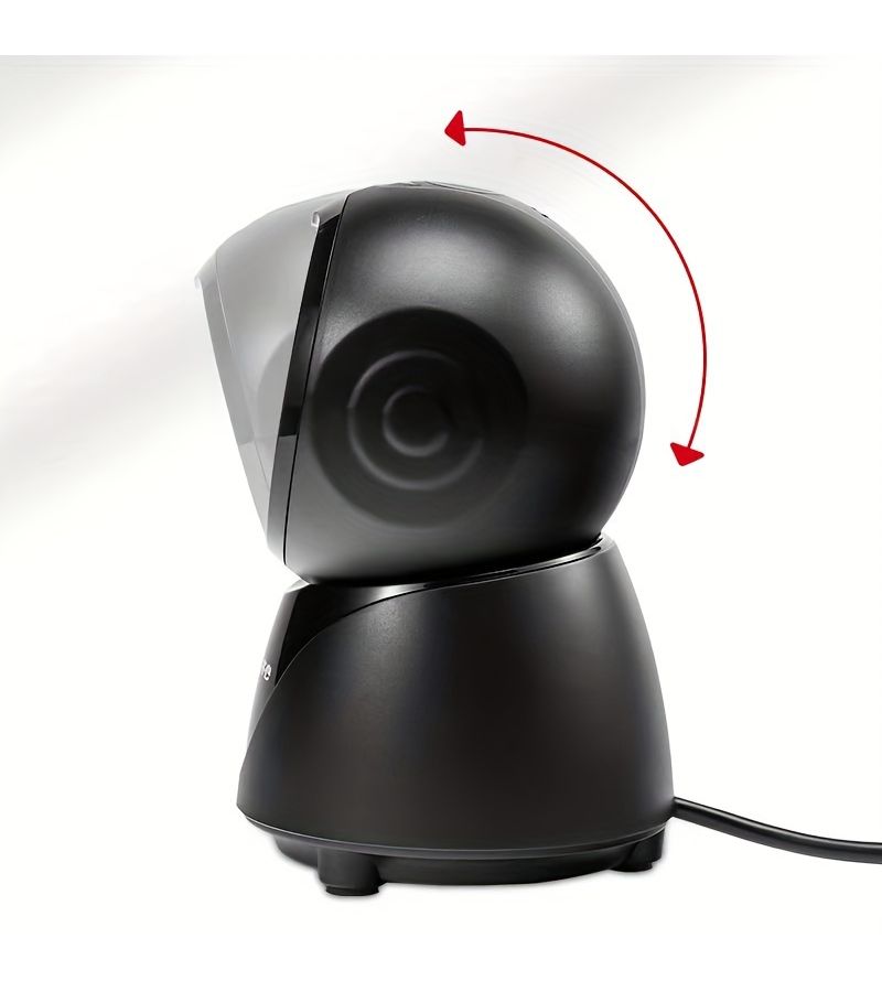 Black 2D Omnidirectional Barcode Scanner Desktop QR Code Reader Platform - Image 3