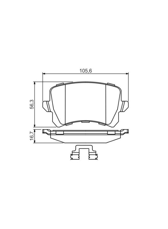 BOSCH Brake Pad - BOSCH - 0 986 494 626 - Image 1
