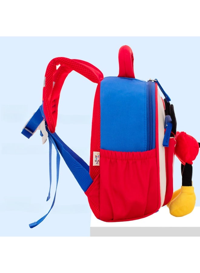 Kids School Backpack Plush Mouse 2-4 Years Waterproof Large Capacity Lightweight Spine-Protective Wear-Resistant Breathable School Supplies - Image 3