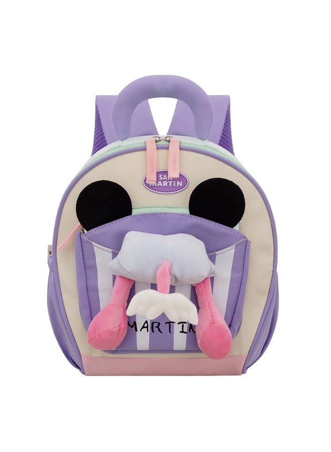 Kids School Backpack Plush Mouse 2-4 Years Waterproof Large Capacity Lightweight Spine-Protective Wear-Resistant Breathable School Supplies - Image 1