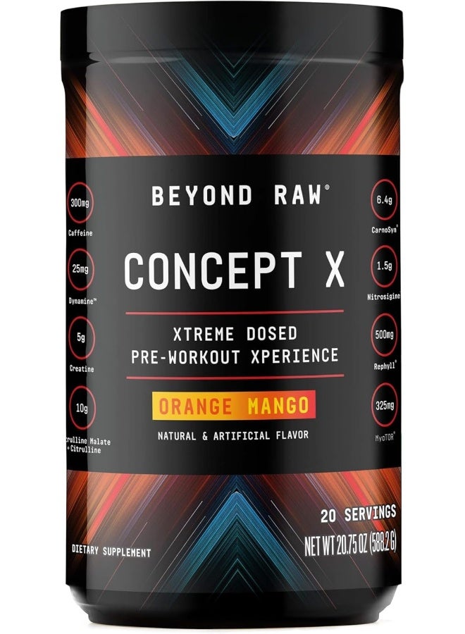 BEYOND RAW Concept X - Orange Mango - 20.75 oz. - Image 1