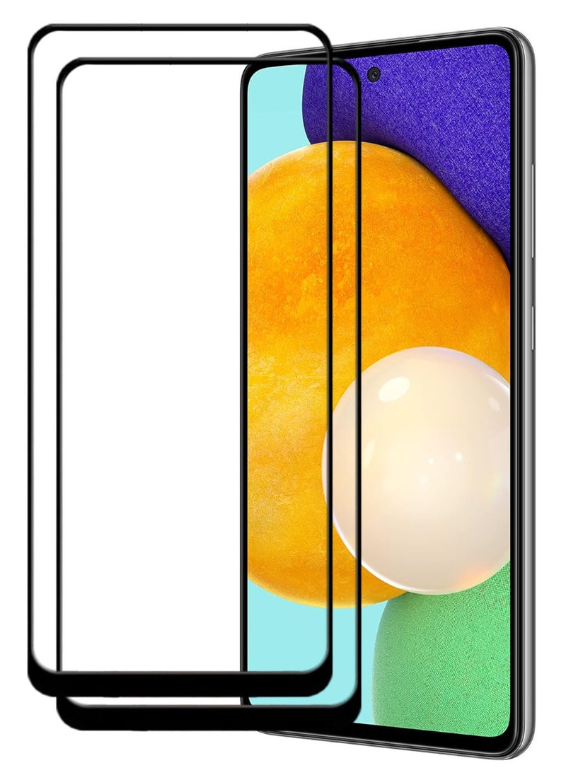 ACLIX 2 Pieces Antistatic ESD Dustproof Premium Quality High Definition Tempered Glass Screen Protector Designed For Samsung Galaxy A52 5G - Image 1